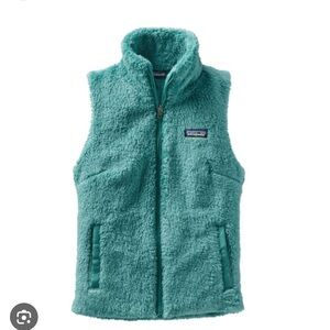 Patagonia Womens (brand new with tags) Los Gatos vest- Teal/mogul blue large